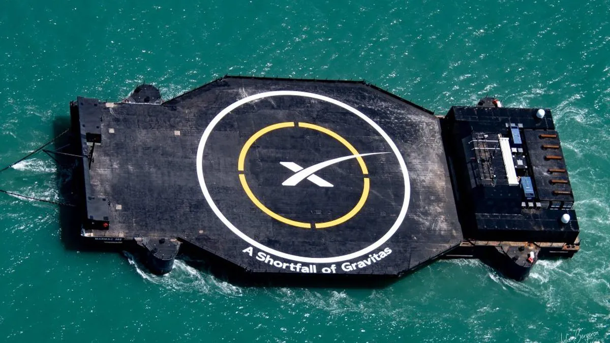 SpaceX встановить на свої безпілотні кораблі морські станції Starlink