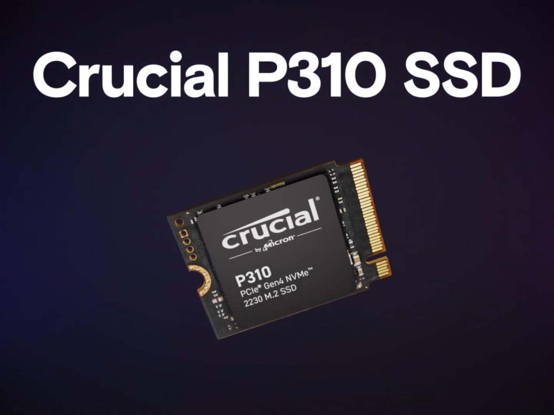 Crucial P310: Нові SSD M.2 2230 з великими швидкостями