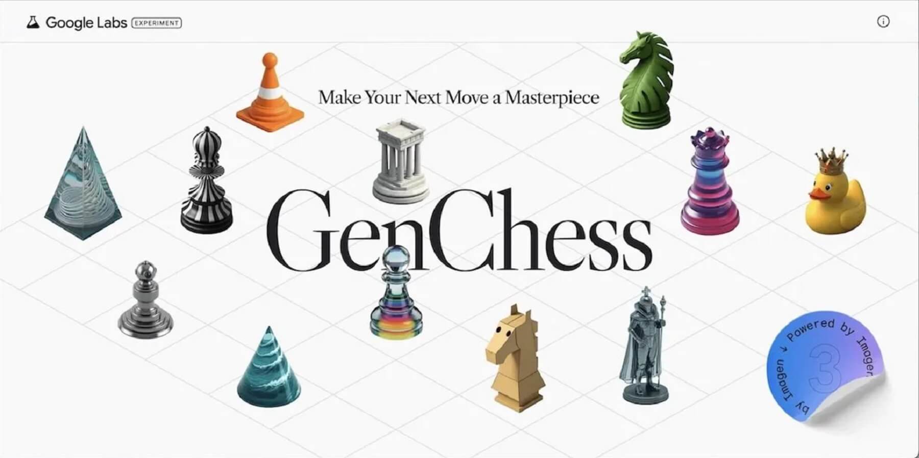 GenChess: новий ШІ-інструмент Google дозволяє створювати власні шахові фігури