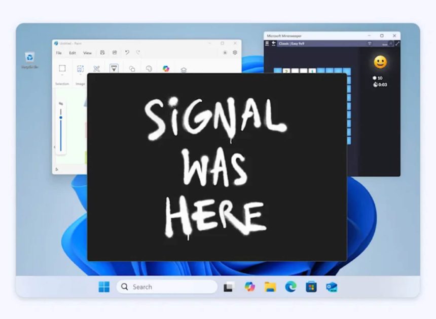 Signal захищає повідомлення від Microsoft Recall