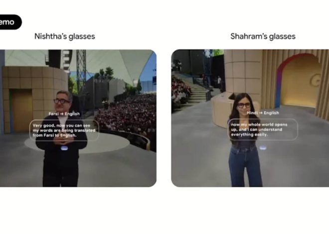 Google демонструє окуляри Android XR з функцією живого перекладу