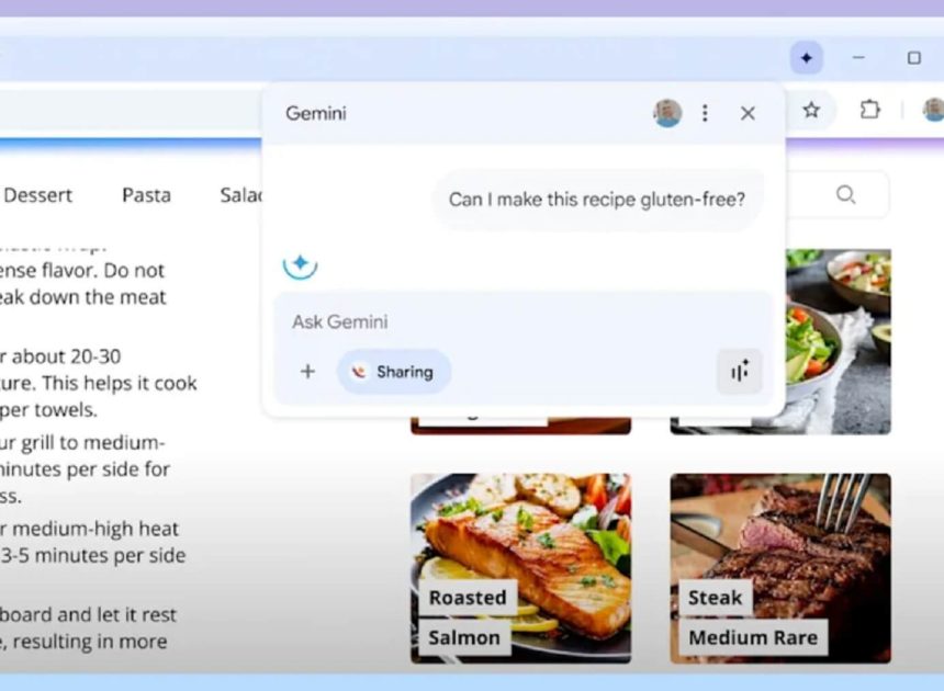 Google інтегрує Gemini у браузер Chrome