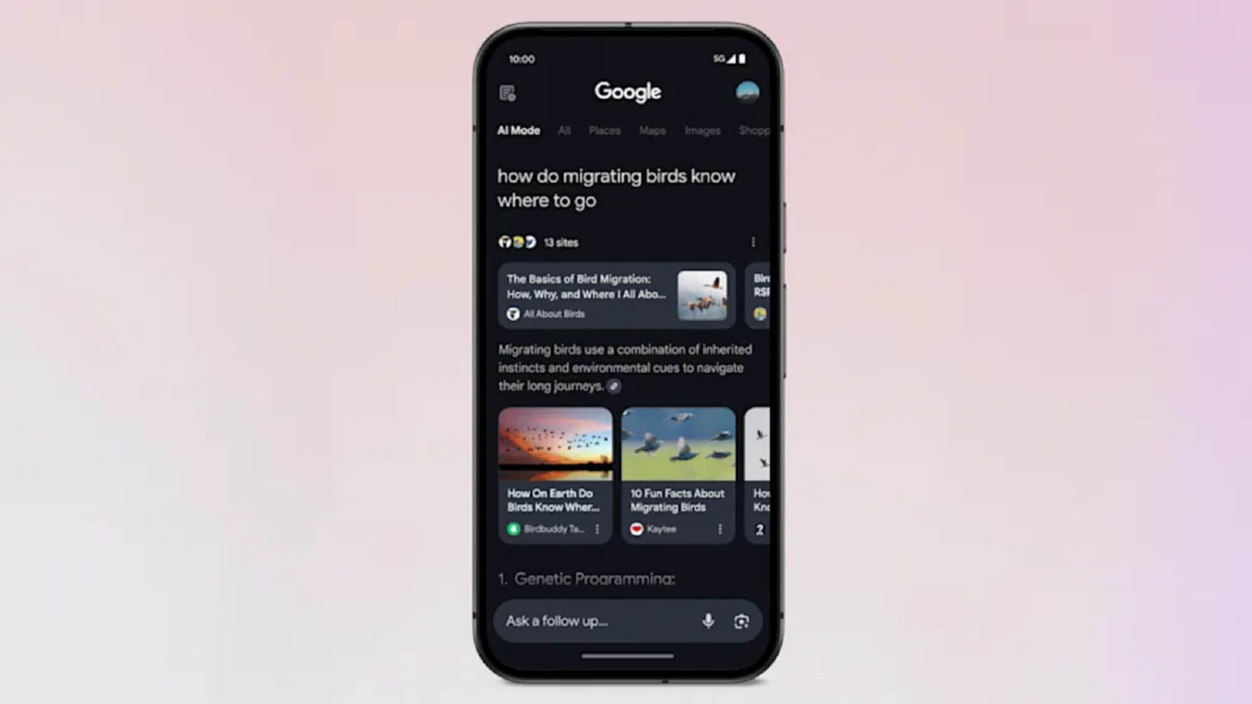 Google відкриває доступ до AI Mode усім користувачам Google Labs