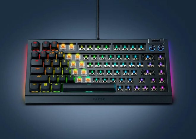 Razer представила механічну клавіатуру у форматі barebones
