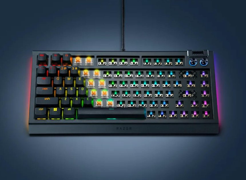 Razer представила механічну клавіатуру у форматі barebones