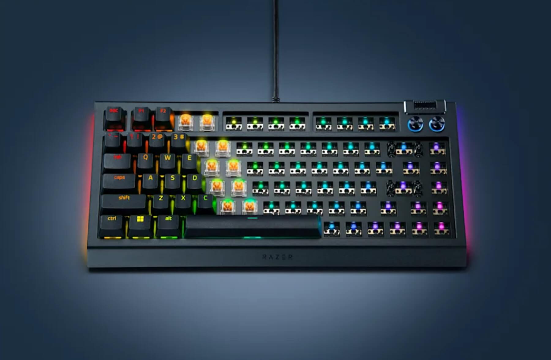 Razer представила механічну клавіатуру у форматі barebones