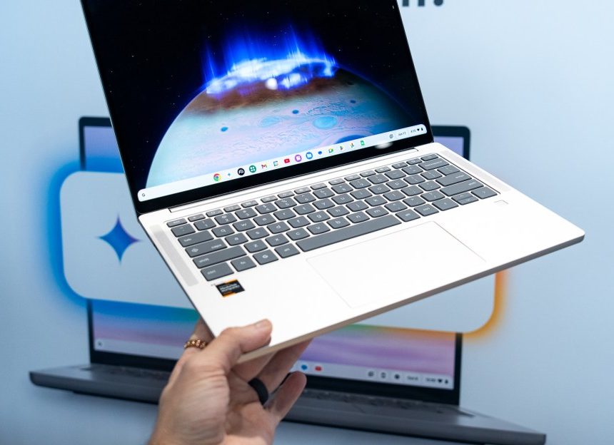 Ноутбуки Chromebook Plus, такі як новий стильний 14-дюймовий Lenovo, отримують безкоштовні можливості Gemini AI