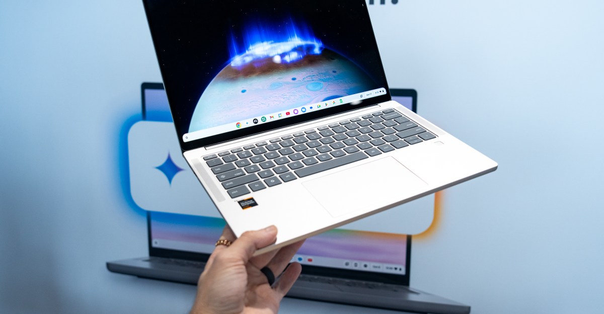 Ноутбуки Chromebook Plus, такі як новий стильний 14-дюймовий Lenovo, отримують безкоштовні можливості Gemini AI