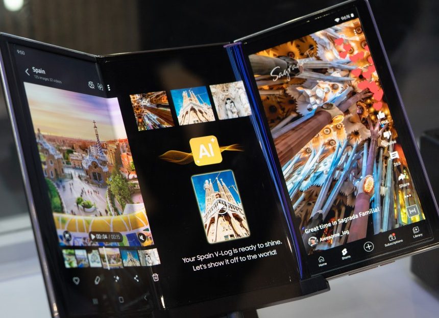 Останні витоки оновлення One UI 8 розкривають дизайн трискладного телефону Samsung