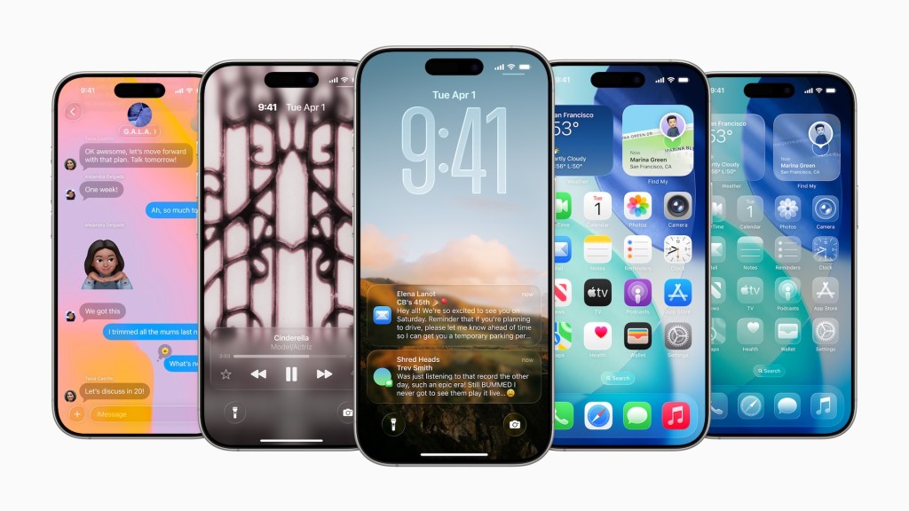 Поліпшення рідкокристалічного інтерфейсу Apple з виходом бета-версії iOS 26