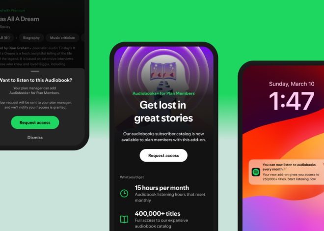 Spotify вперше розширює доступ до аудіокниг для учасників сімейного плану в США