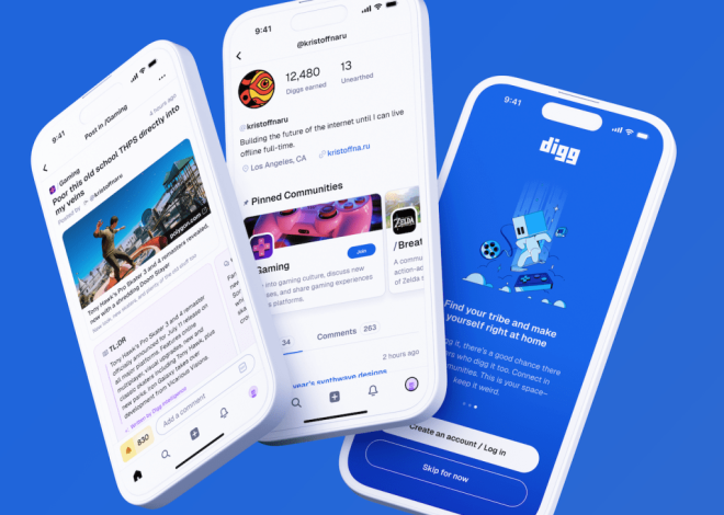 Ваш перший погляд на оновлений Digg
