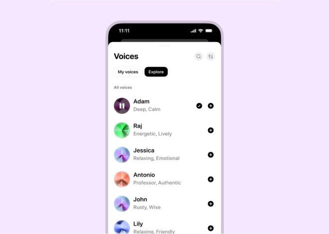 ElevenLabs представила автономний додаток для генерації голосу
