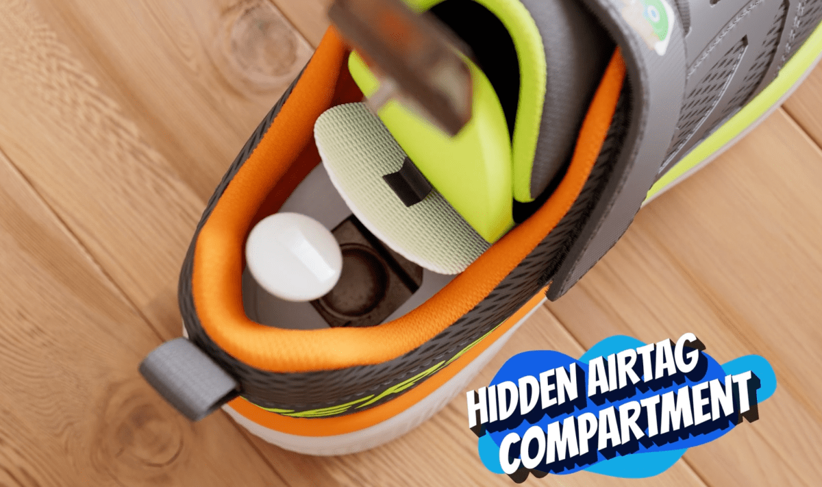 Skechers створює дитяче взуття з прихованим відділенням для AirTag
