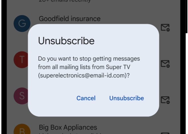 Нова вкладка Gmail призначена для відміни підписки на електронні листи