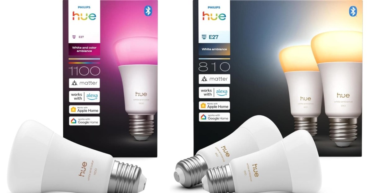 Витік інформації вказує на те, що нові світильники Philips Hue отримають пряму підтримку Matter