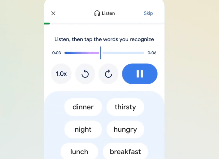 Google створює конкурента Duolingo в додатку Перекладач