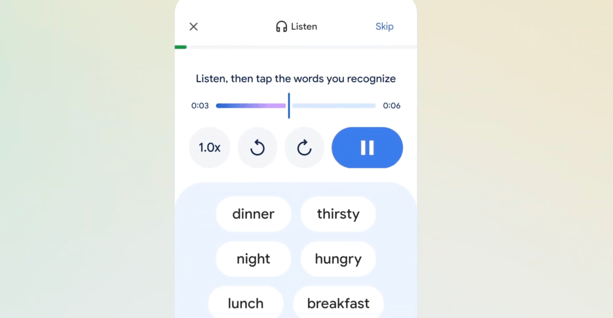 Google створює конкурента Duolingo в додатку Перекладач