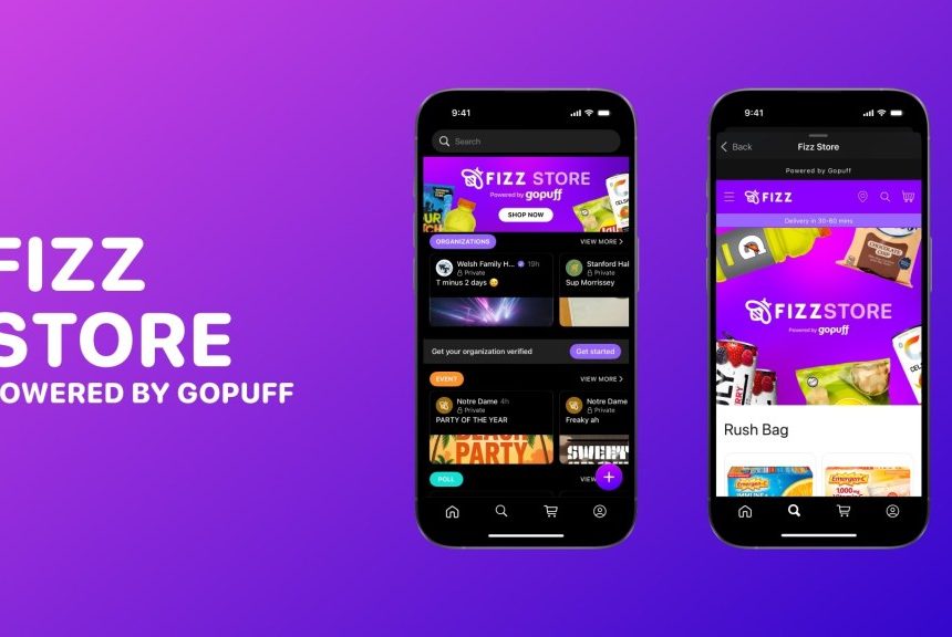 Соціальний додаток Fizz для студентів розширює діяльність на ринку доставки продуктів