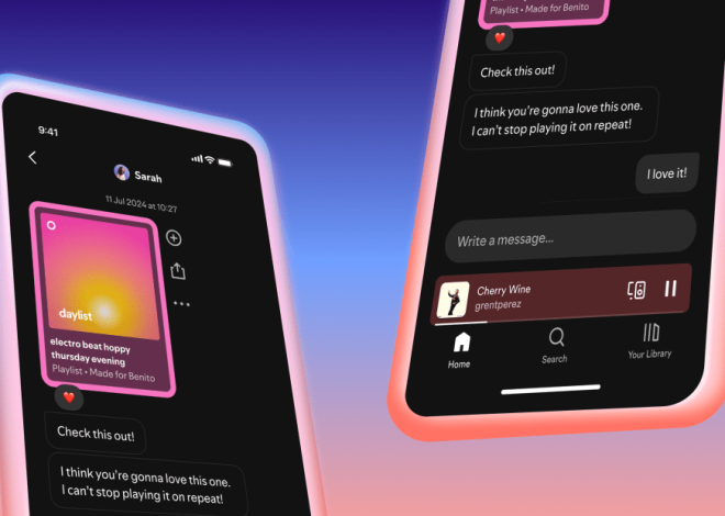 Spotify вводить можливість особистих повідомлень