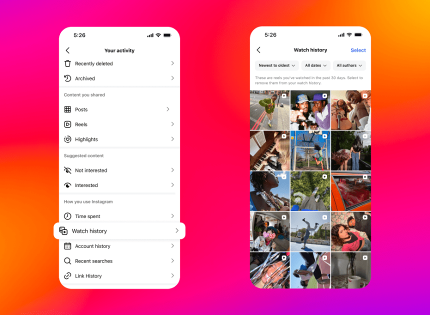 Новинка Instagram: поверніться до переглянутих Reels та змініть свій контентний досвід!