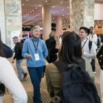 A group discussion taking place at TechCrunch Disrupt 2025