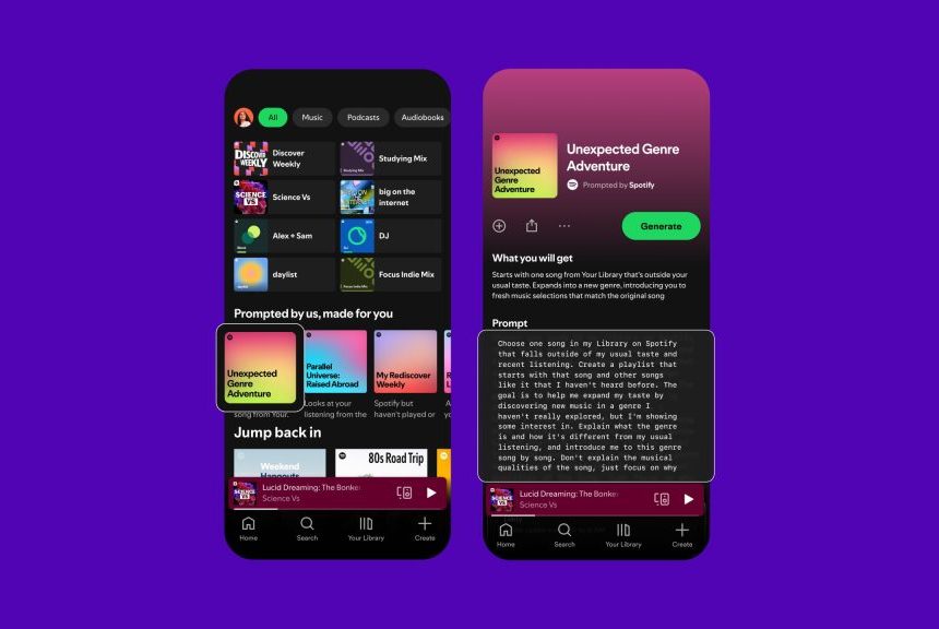 Spotify запускає тестування нових плейлистів з штучним інтелектом: як персоналізація змінить ваше музичне звучання?