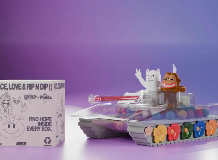 Нова ера криптовалют: Ponke Meme Coin та RIPNDIP об’єднуються для унікального релізу колекційних боксів