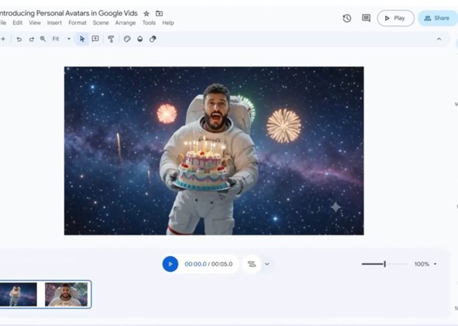 У Google Vids тепер можна створювати аватари за допомогою ШІ