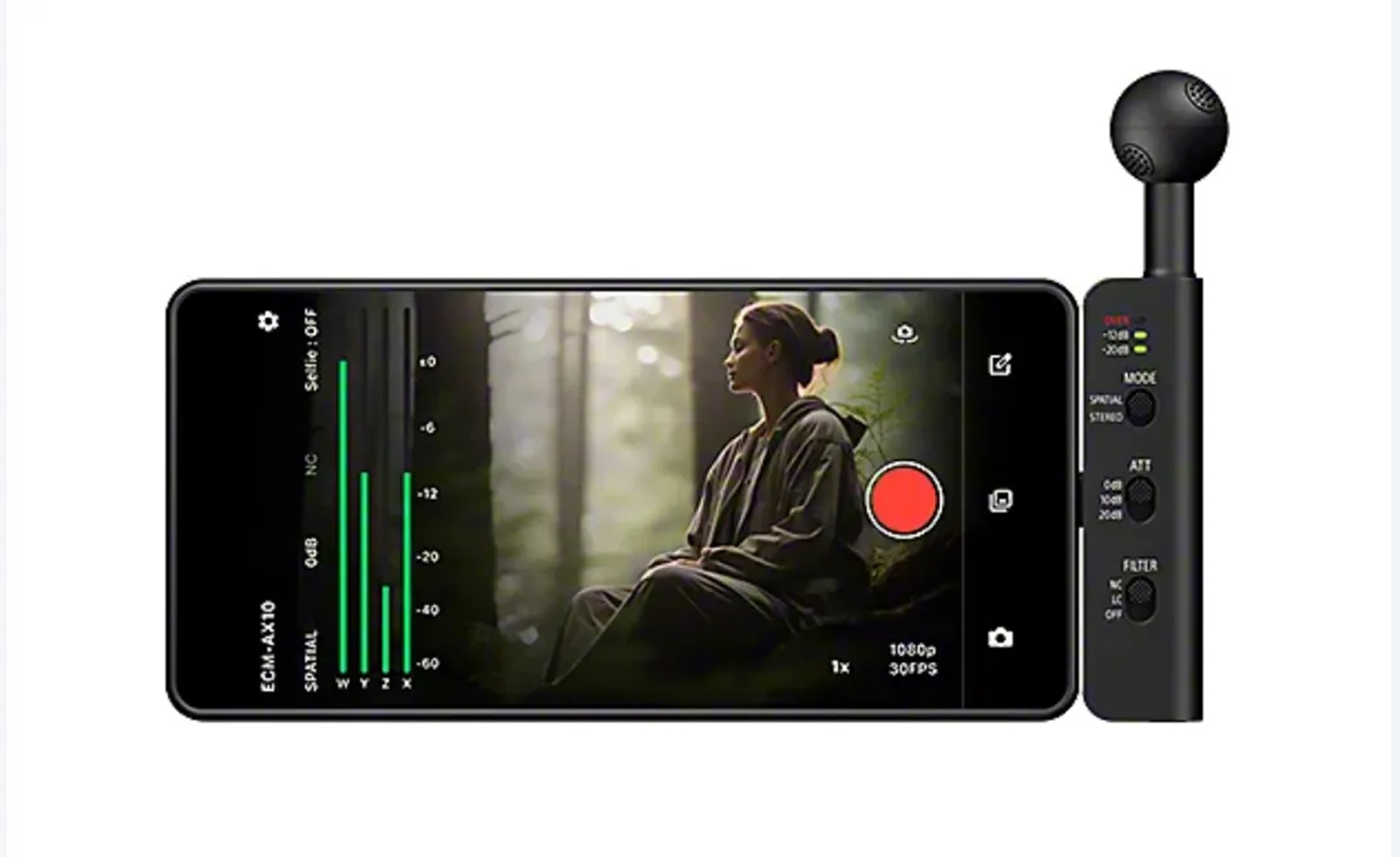 Sony випустить мікрофон для запису просторового звуку